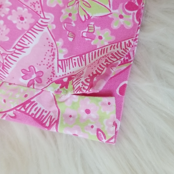 Vintage Lilly Pulitzer Beach Blanket Bingo Crop Pants, Size 0 - Picture 7 of 9